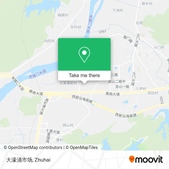大濠涌市场 map