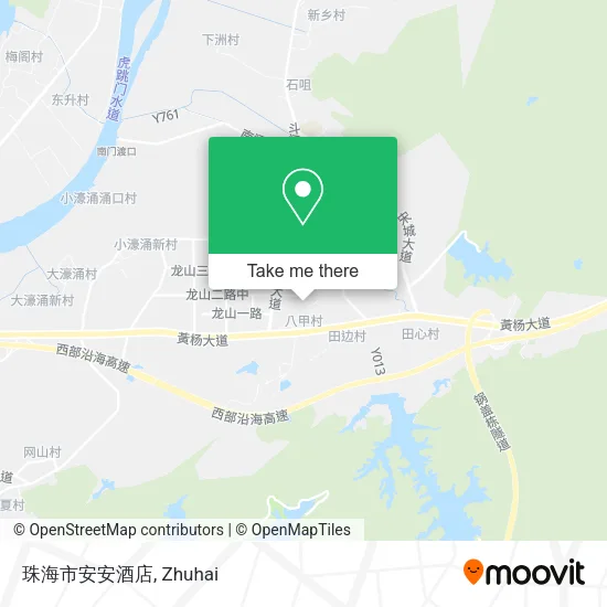 珠海市安安酒店 map