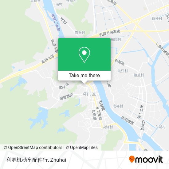 利源机动车配件行 map