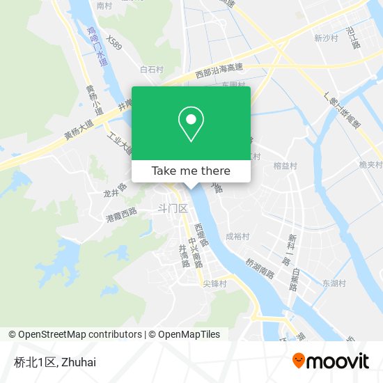 桥北1区 map