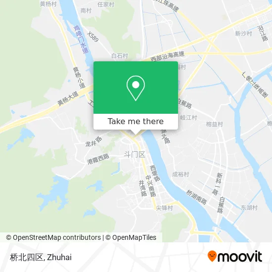 桥北四区 map