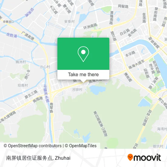 南屏镇居住证服务点 map