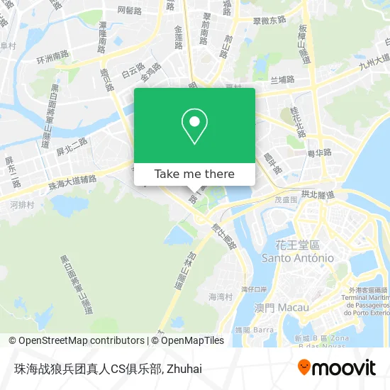 珠海战狼兵团真人CS俱乐部 map