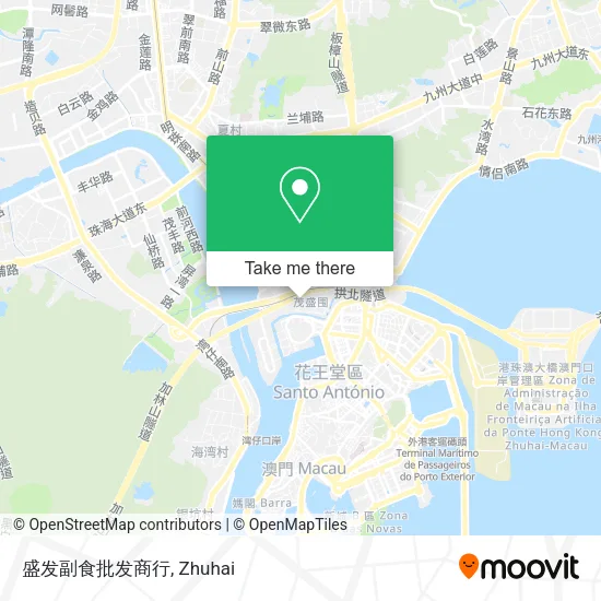 盛发副食批发商行 map