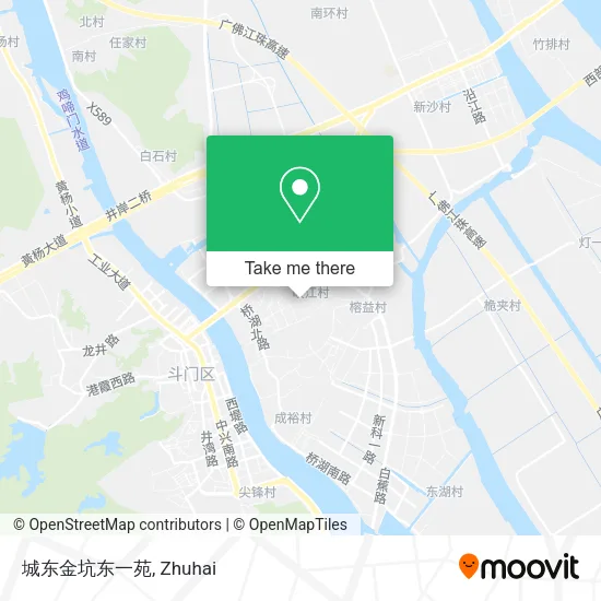 城东金坑东一苑 map