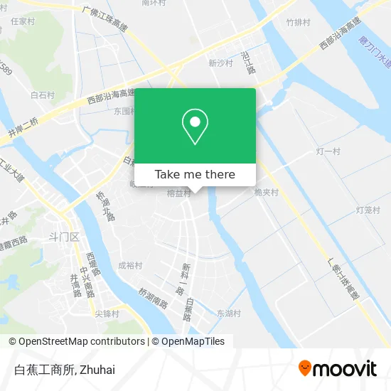 白蕉工商所 map