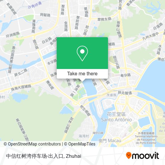 中信红树湾停车场-出入口 map