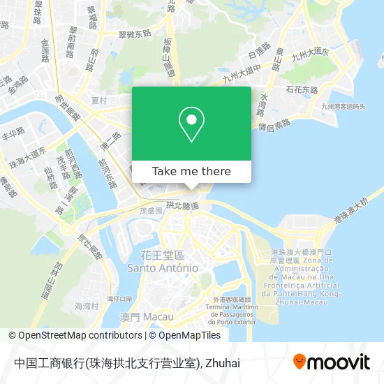 中国工商银行(珠海拱北支行营业室) map