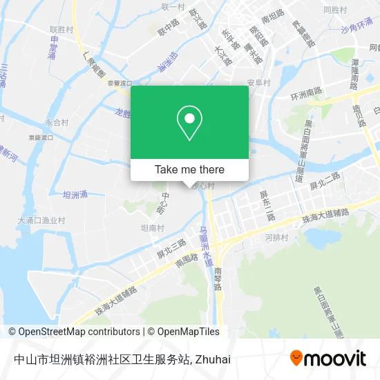 中山市坦洲镇裕洲社区卫生服务站 map