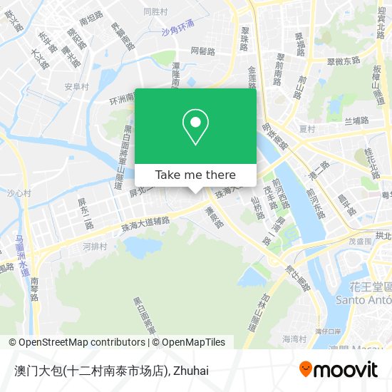 澳门大包(十二村南泰市场店) map