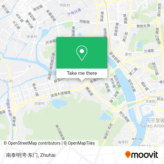 南泰明湾-东门 map