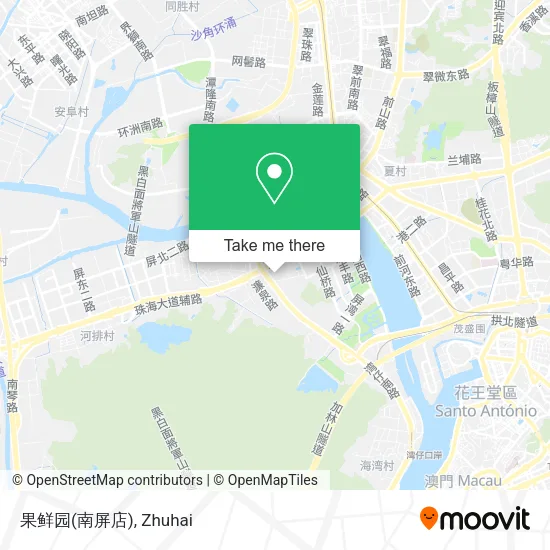 果鲜园(南屏店) map