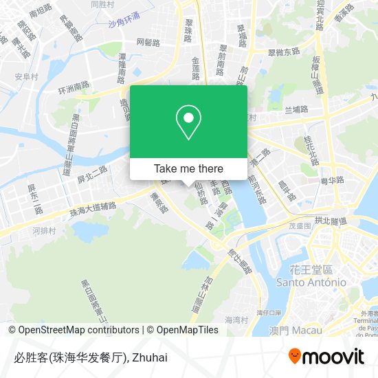 必胜客(珠海华发餐厅) map