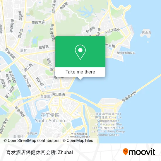 喜发酒店保健休闲会所 map