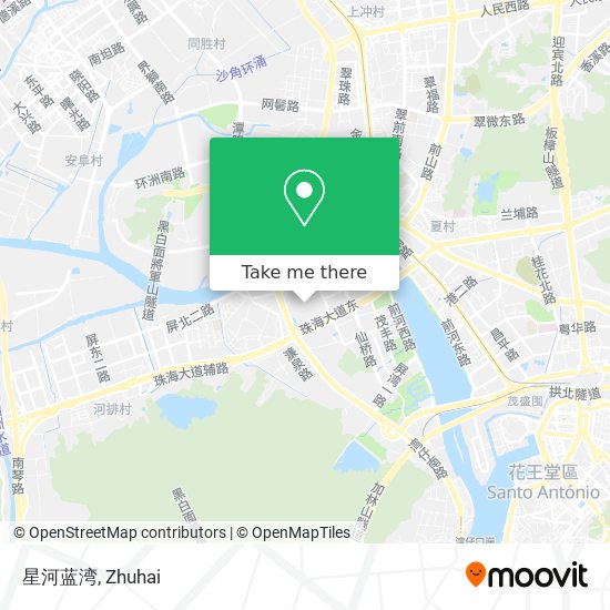 星河蓝湾 map