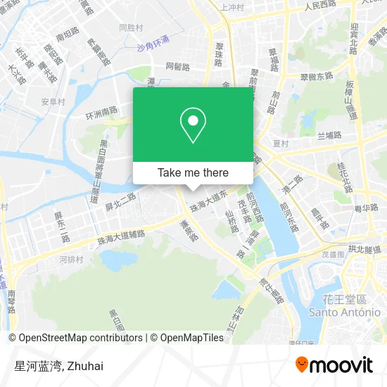 星河蓝湾 map