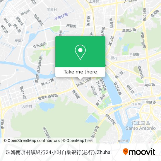 珠海南屏村镇银行24小时自助银行(总行) map