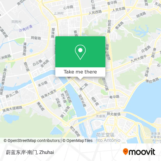 蔚蓝东岸-南门 map