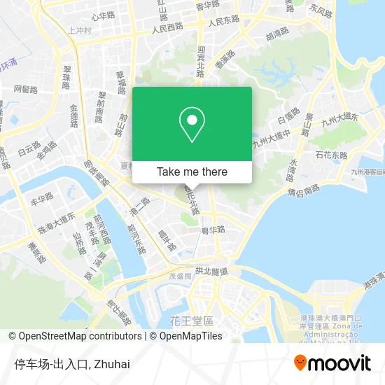 停车场-出入口 map