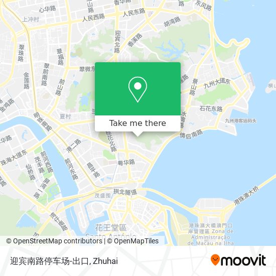 迎宾南路停车场-出口 map