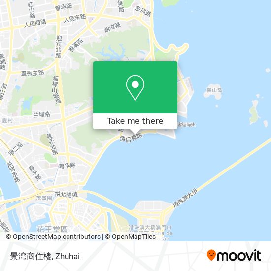 景湾商住楼 map