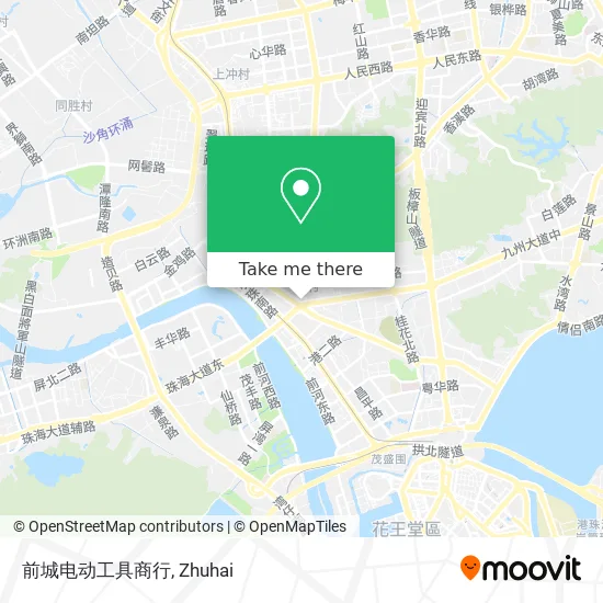 前城电动工具商行 map