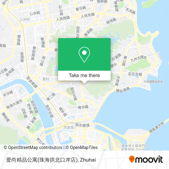 爱尚精品公寓(珠海拱北口岸店) map