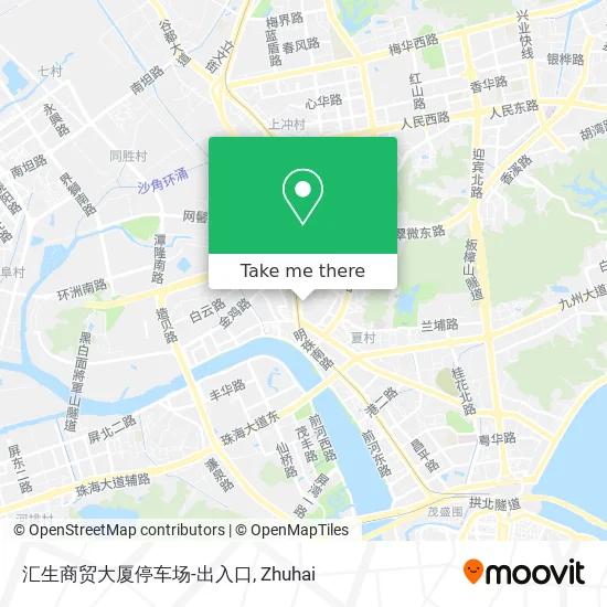 汇生商贸大厦停车场-出入口 map