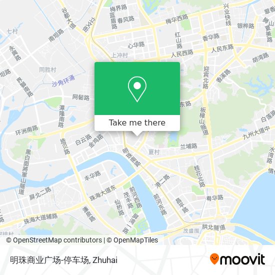 明珠商业广场-停车场 map