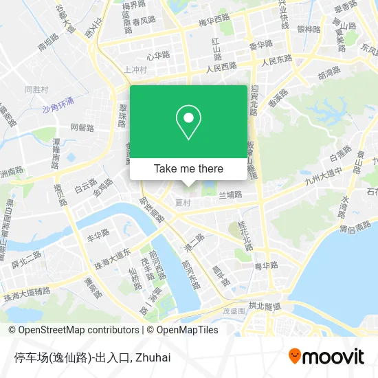 停车场(逸仙路)-出入口 map