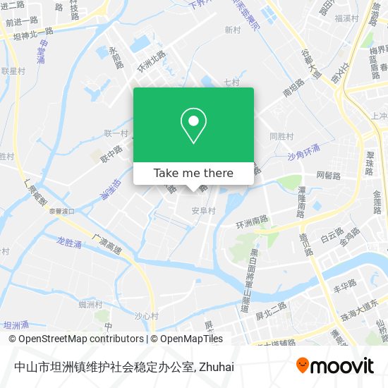 中山市坦洲镇维护社会稳定办公室 map