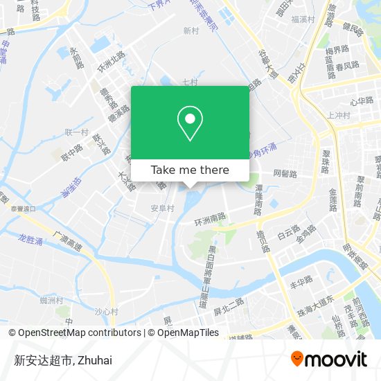 新安达超市 map