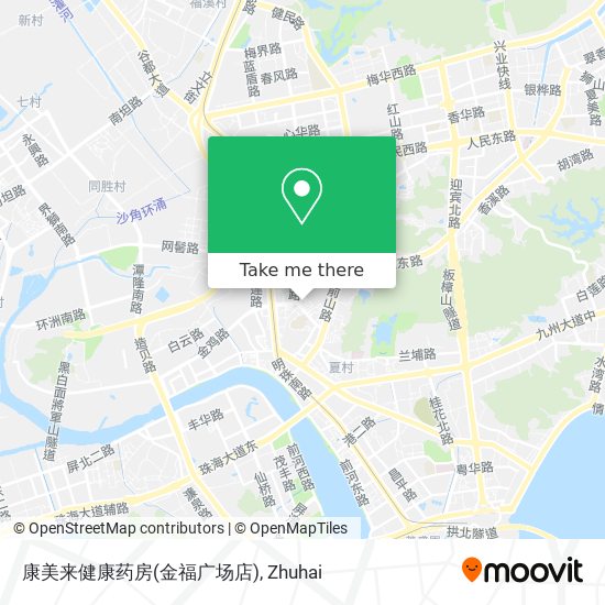 康美来健康药房(金福广场店) map
