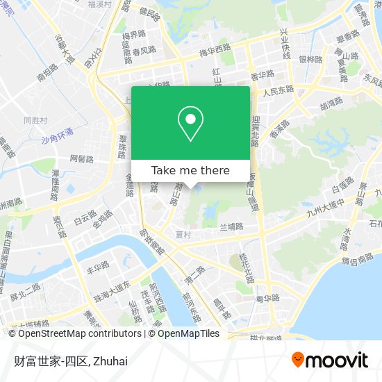 财富世家-四区 map