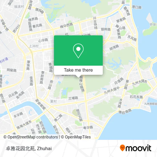 卓雅花园北苑 map