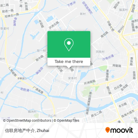 信联房地产中介 map
