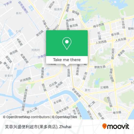 芙蓉兴盛便利超市(果多商店) map