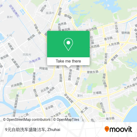 9元自助洗车盛隆洁车 map