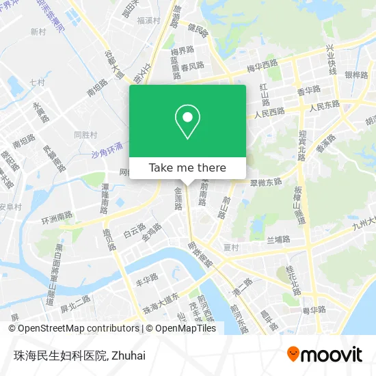 珠海民生妇科医院 map