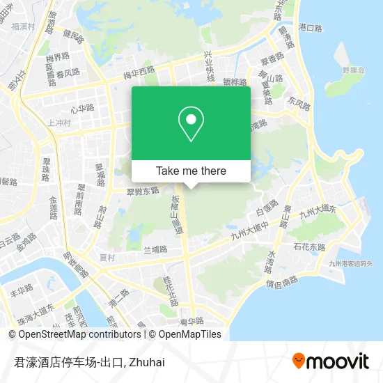 君濠酒店停车场-出口 map