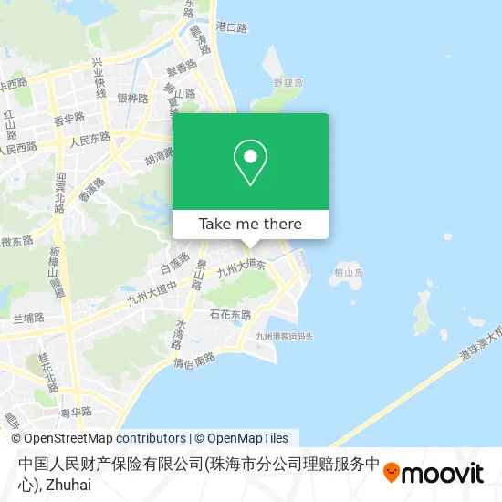 中国人民财产保险有限公司(珠海市分公司理赔服务中心) map