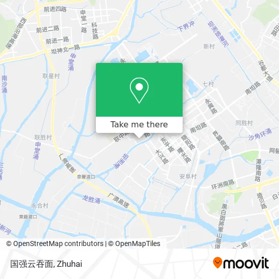国强云吞面 map