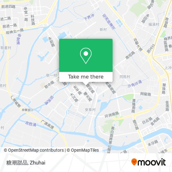 糖潮甜品 map