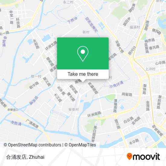 合涌发店 map