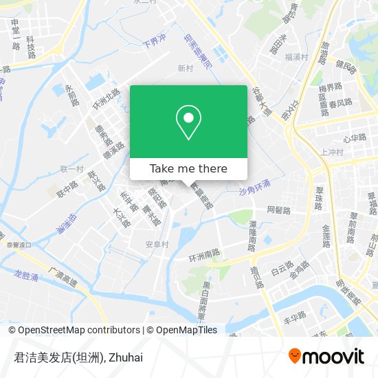 君洁美发店(坦洲) map