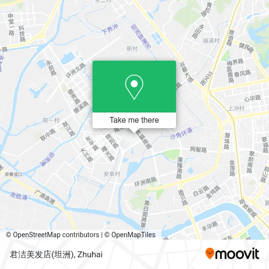 君洁美发店(坦洲) map