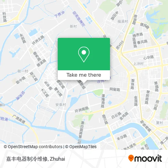 嘉丰电器制冷维修 map