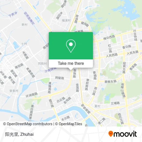 阳光里 map