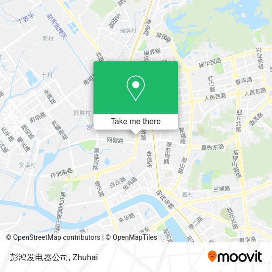 彭鸿发电器公司 map