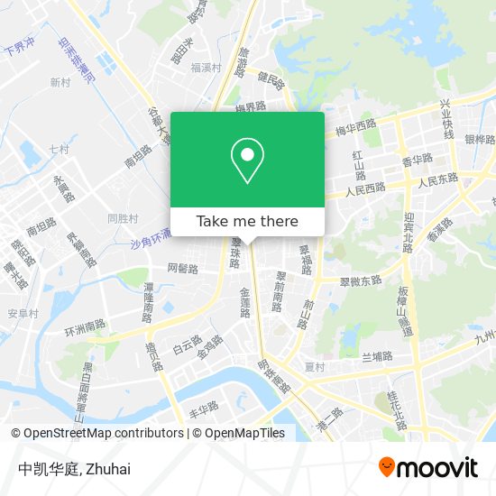 中凯华庭 map